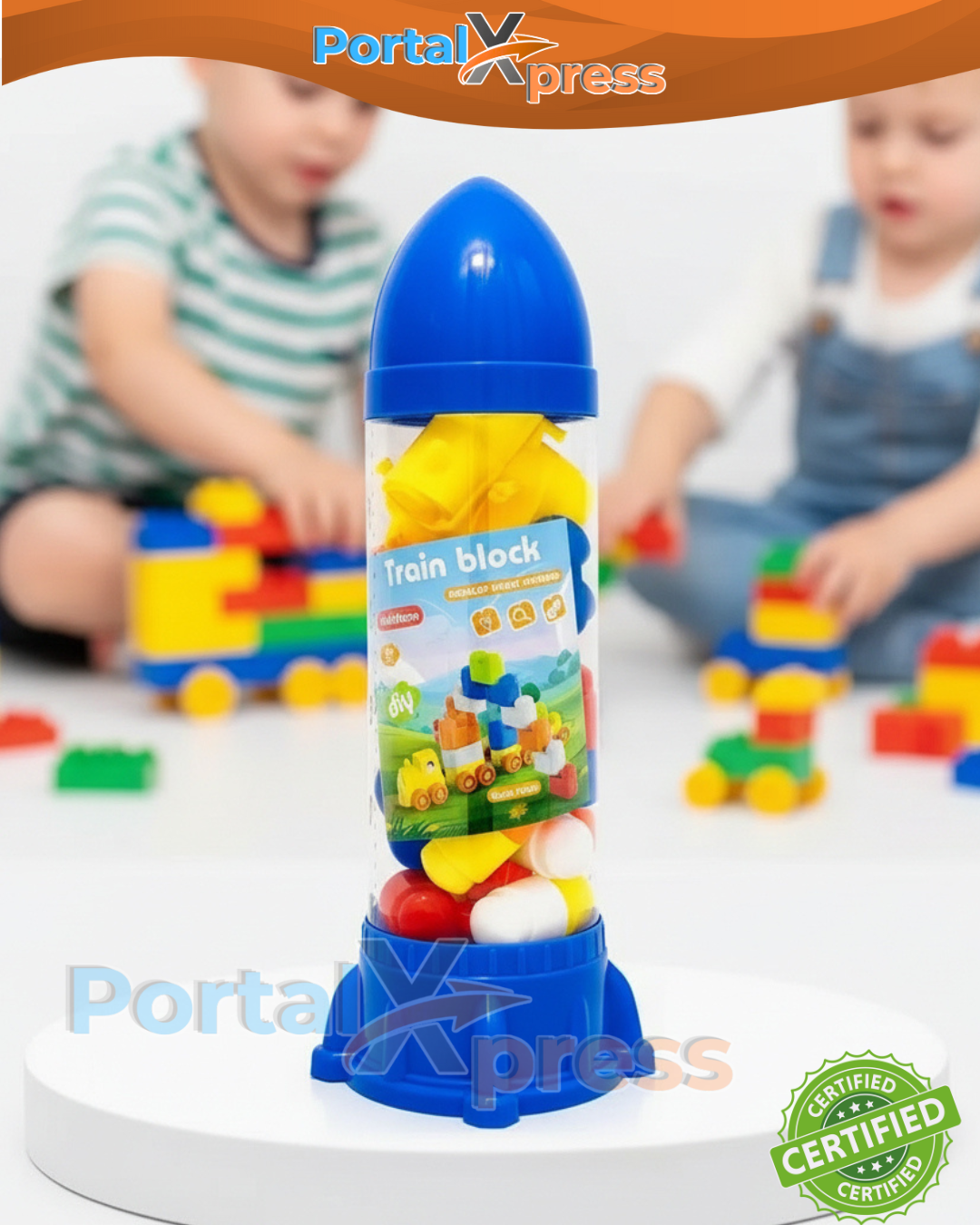 BLOQUE COHETE EN CAJA