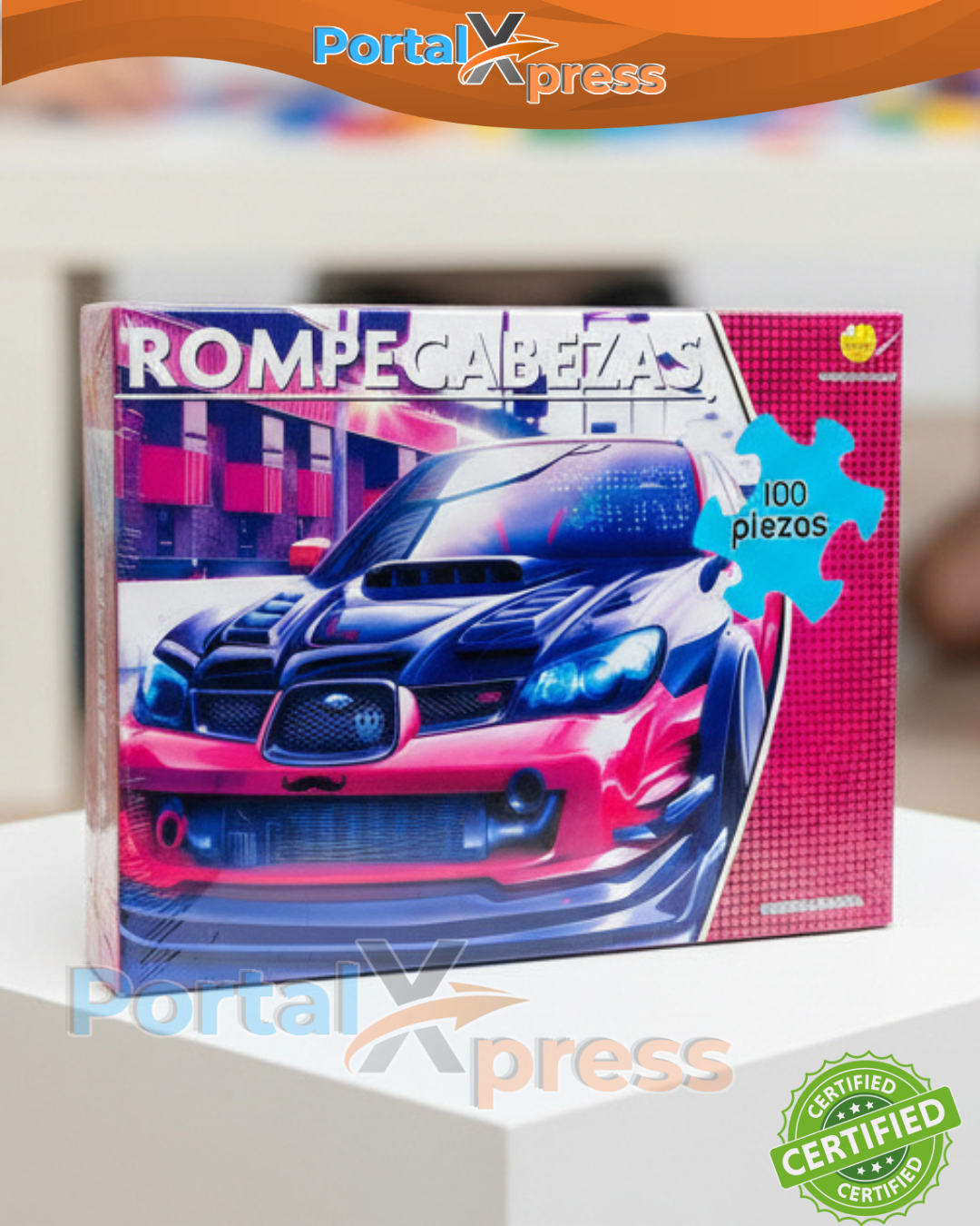 ROMPECABEZA AUTO 100 PIEZAS