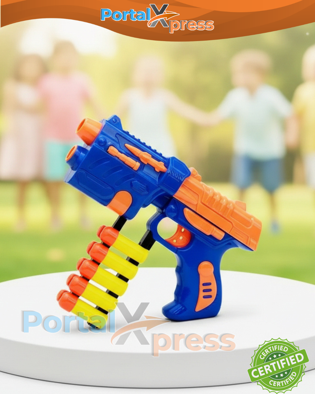 PISTOLA LANZA DARDO X6