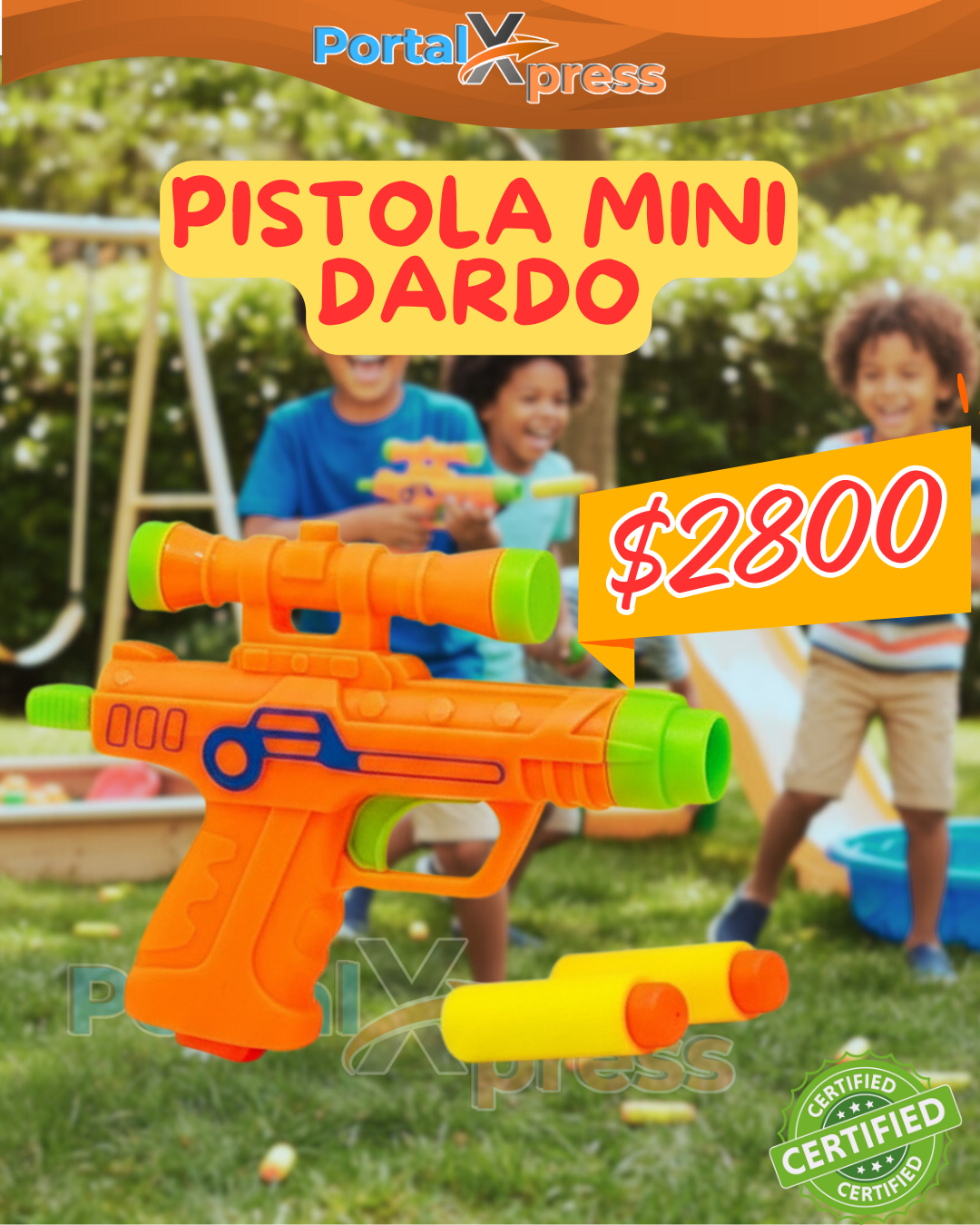 PISTOLA MINI DARDO