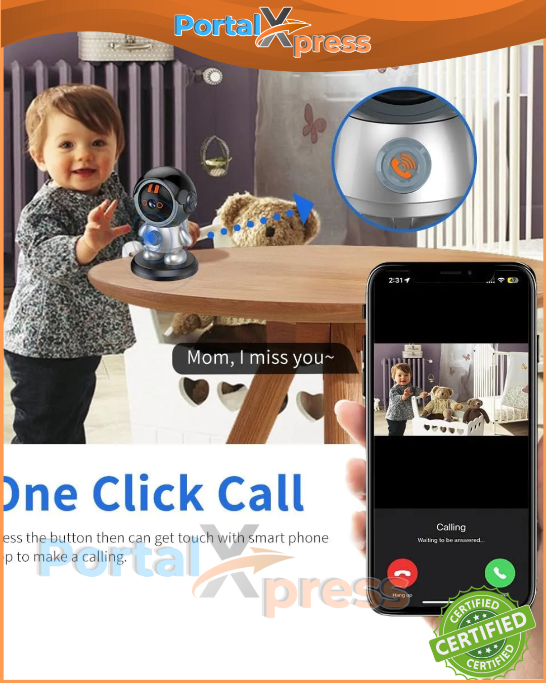 Cámara De Seguridad Robot