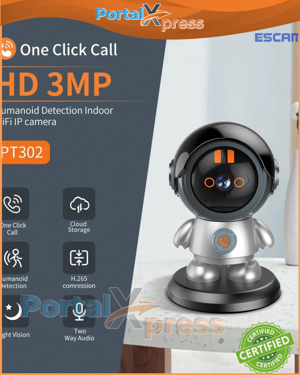 Cámara De Seguridad Robot