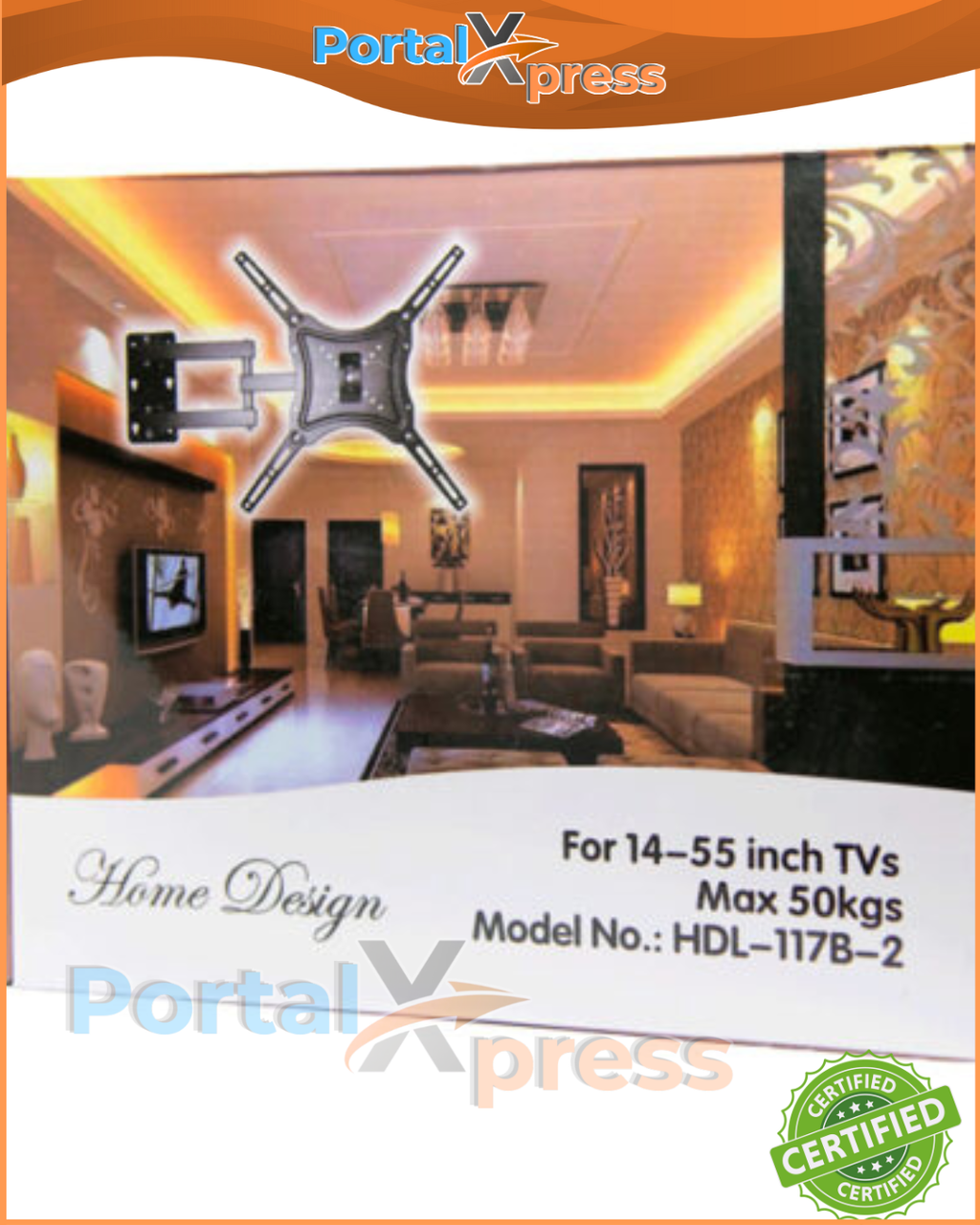 Soporte TV Brazo 14–55″ 50kg