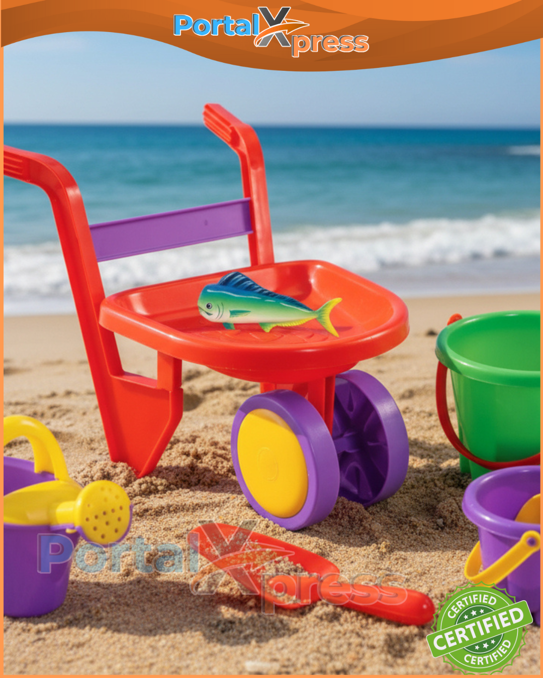 Carretilla con accesorios