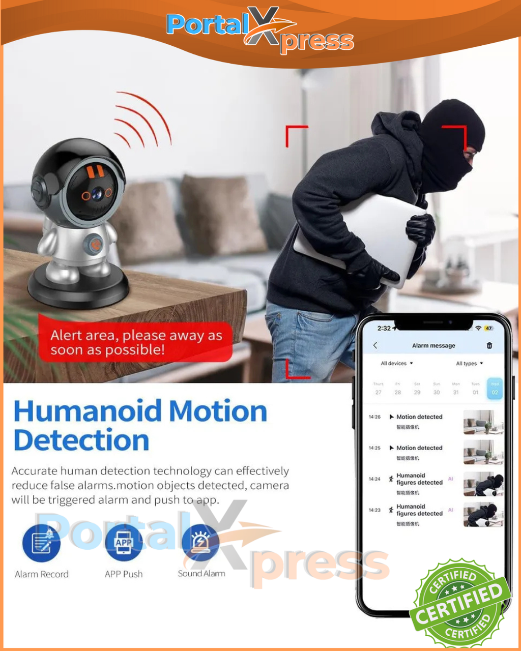 Cámara De Seguridad Robot