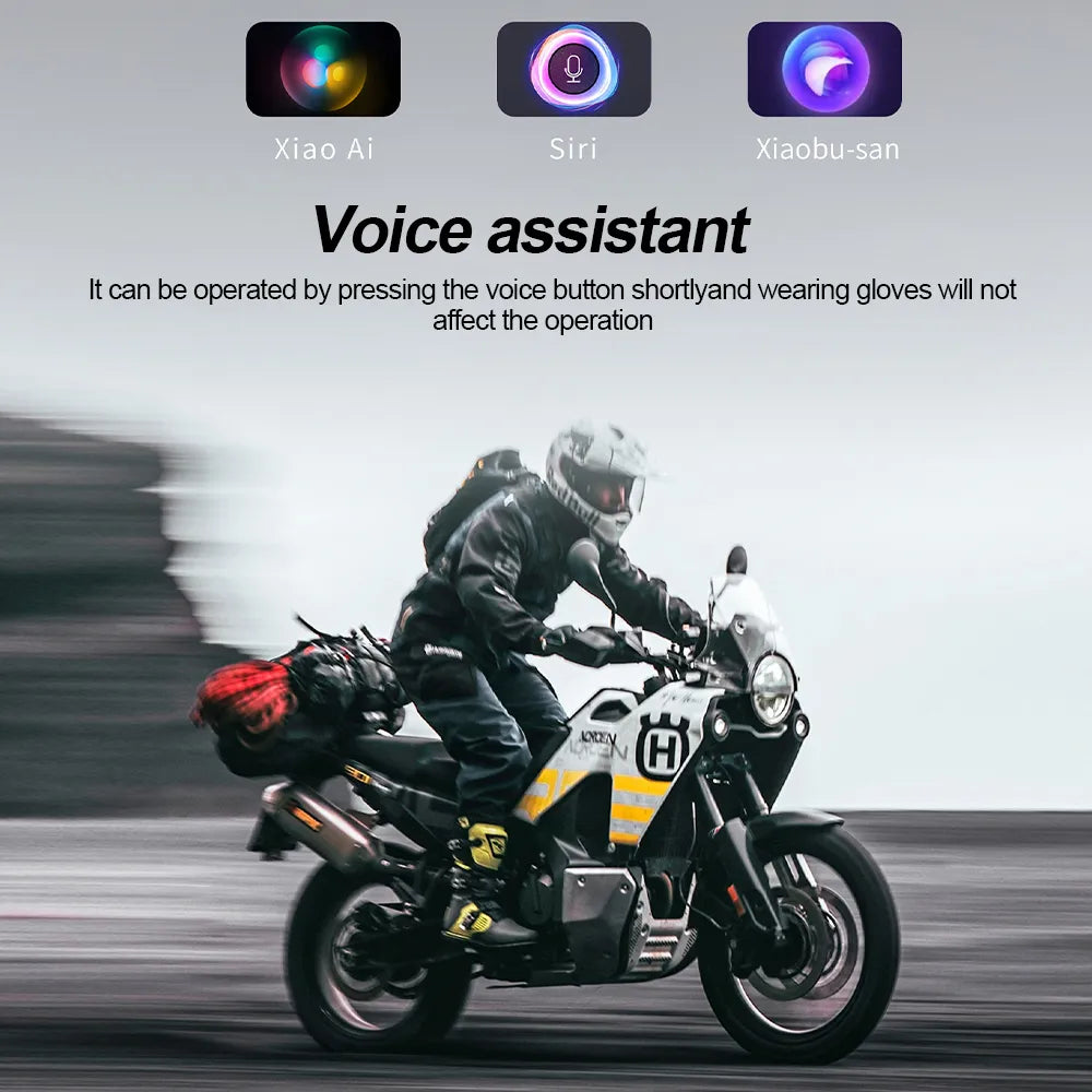 Micrófono + Auricular Bluetooth K08 para Casco