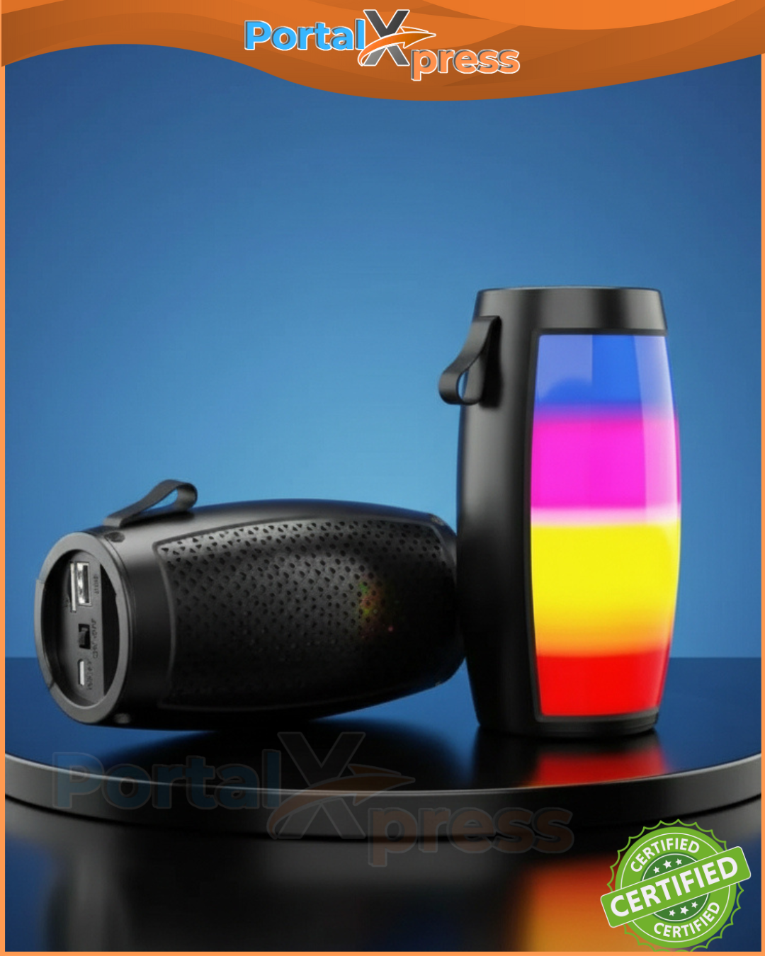 PARLANTE CON LUCES LED!!