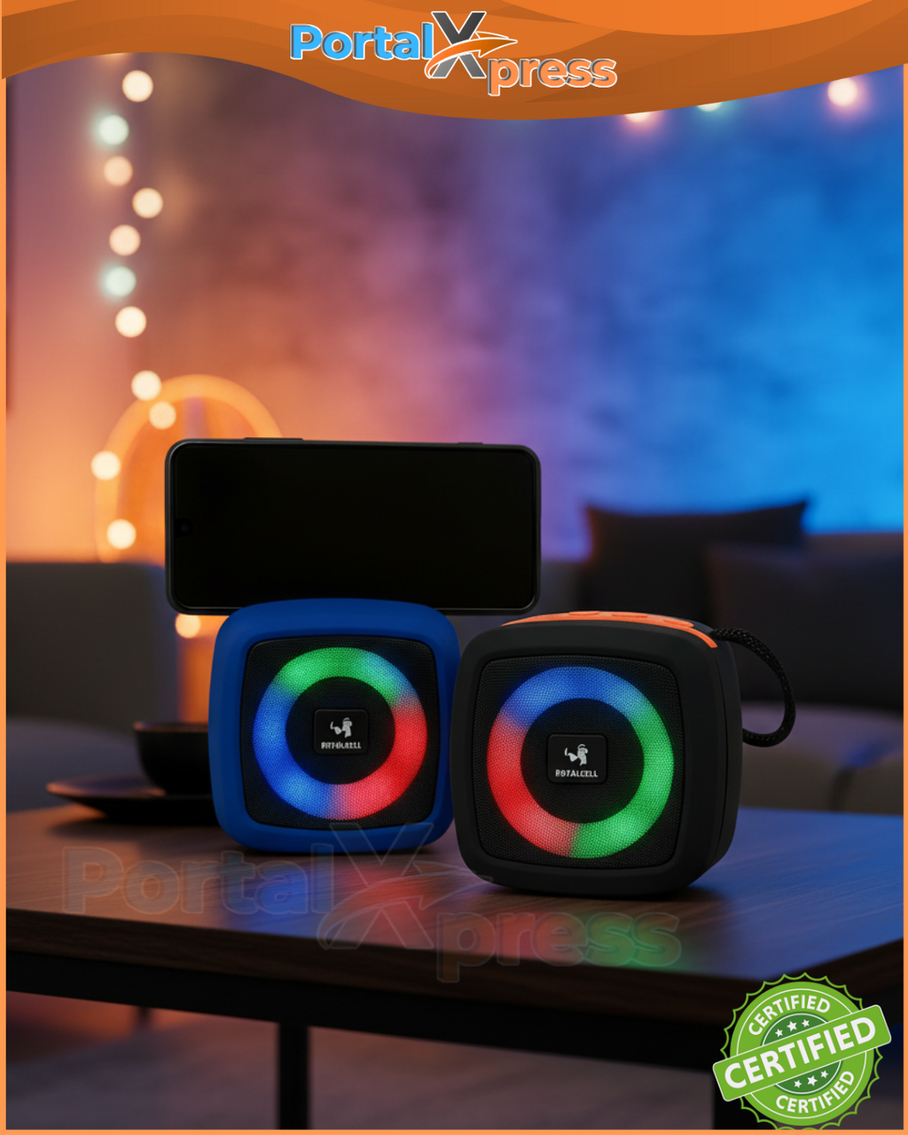 PARLANTE 3 PULGADAS PORTA CELULAR