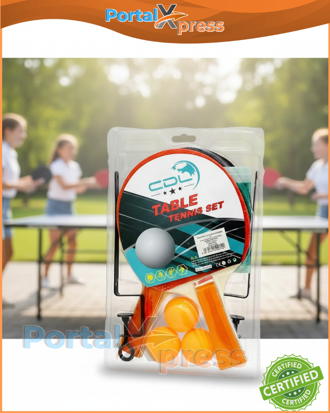 PALETA PING PONG CON RED