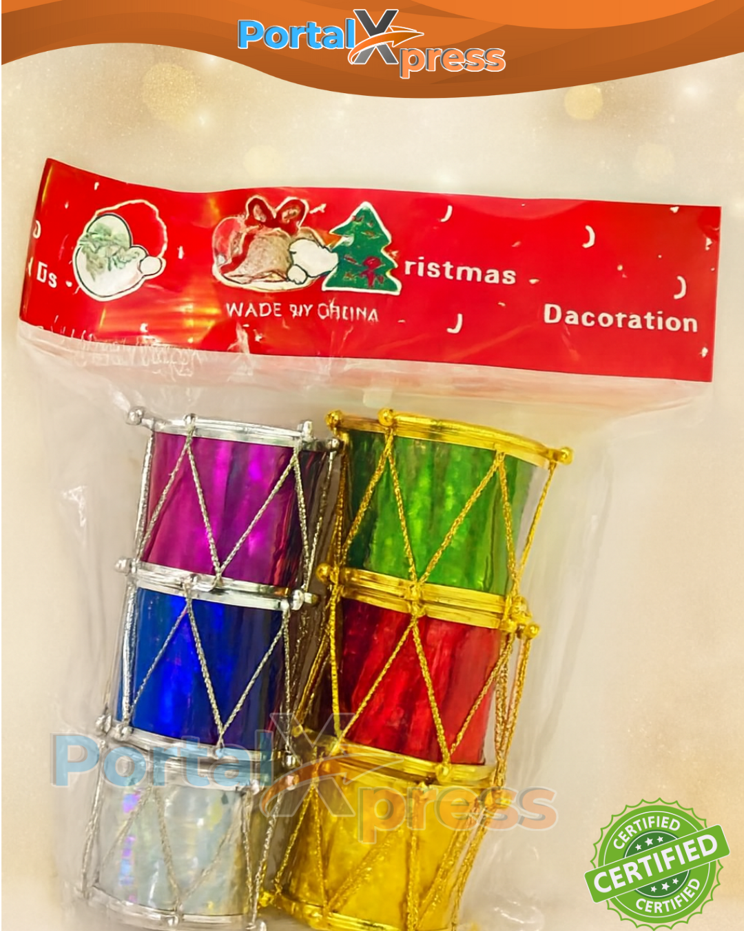 ADORNO TAMBOR DE COLORES